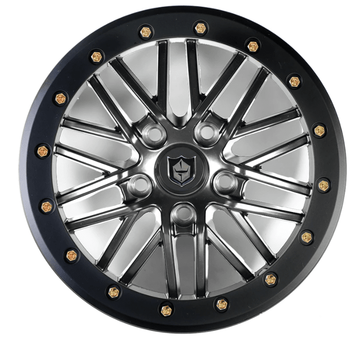 Pro Armor Rath Beadlock Wheels - 15x7 (5-Lug) - Titanium Metallic