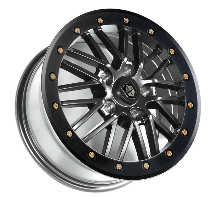 Pro Armor Rath Beadlock Wheels - 15x7 (5-Lug) - Titanium Metallic