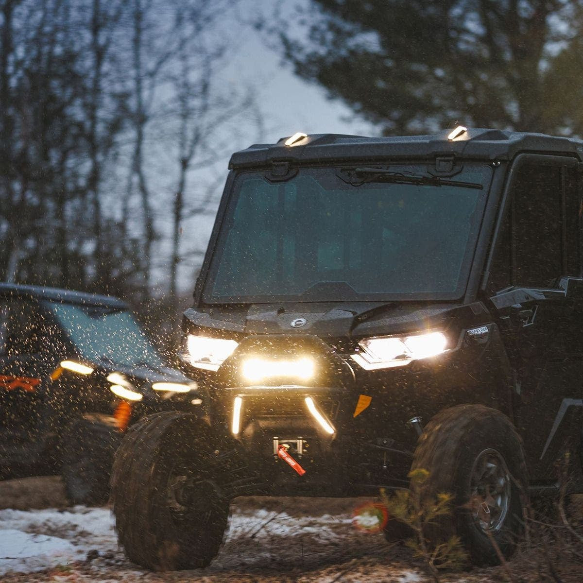 Ravek '24+ Kawasaki Mule FX Plug & Play Auto-Cancel UTV Turn Signal Kit with White Running Lights