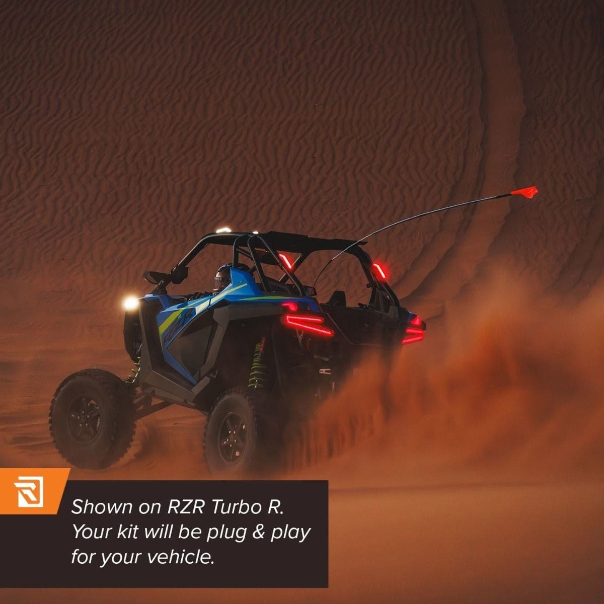 Ravek Can-Am Maverick R Plug & Play Apex Lights Red Running & Brake Lights