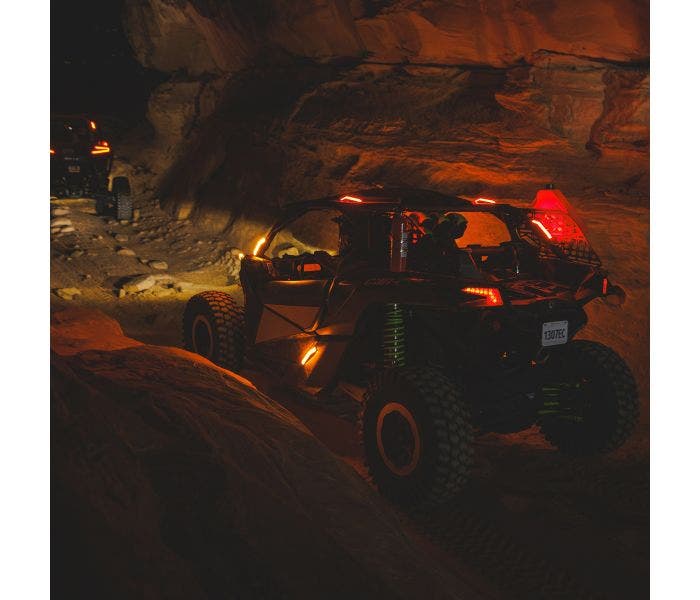 Ravek Can-Am Maverick X3 Plug & Play Apex Lights Red Running & Brake Lights