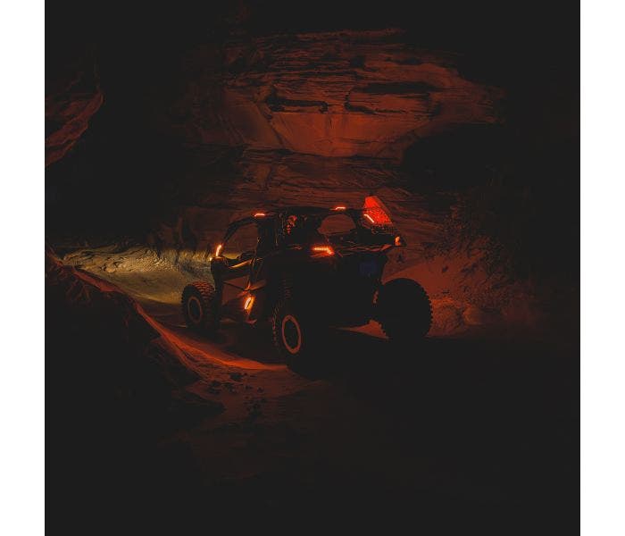 Ravek Can-Am Maverick X3 Plug & Play Apex Lights Red Running & Brake Lights