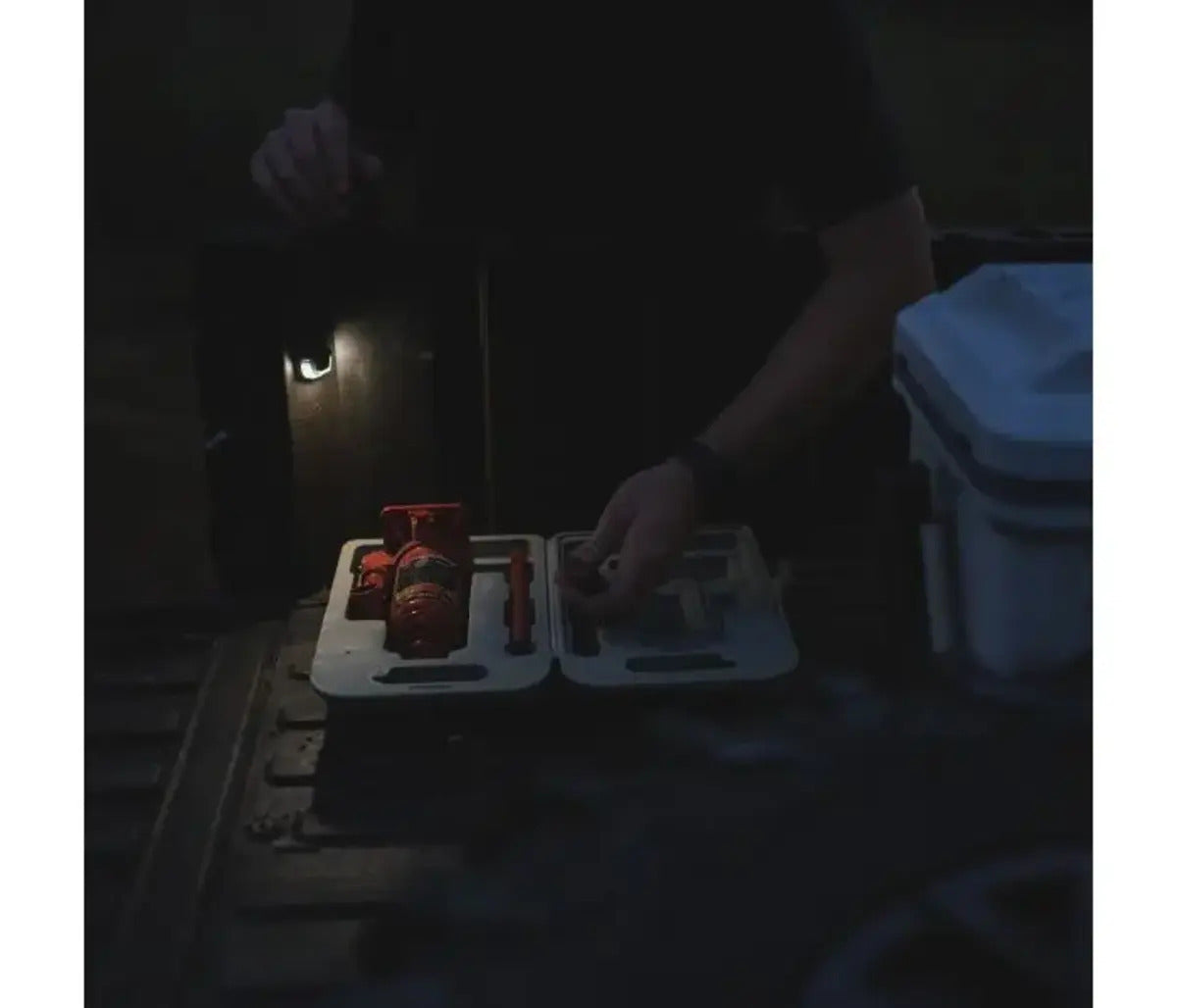 Ravek Polaris Defender Plug & Play Automatic UTV Trunk Bed Light Kit - Whtie