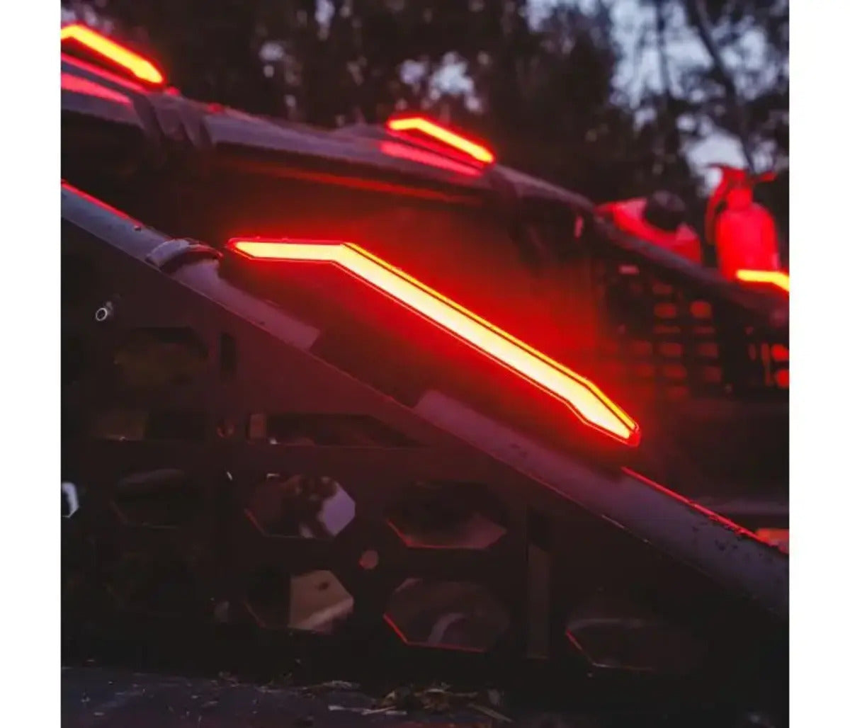 Ravek Polaris RZR Turbo R Plug & Play Apex Red Running & Brake Lights