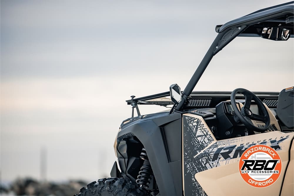 Razorback Offroad '20-'24 Yamaha Wolverine RMAX Folding Windshield