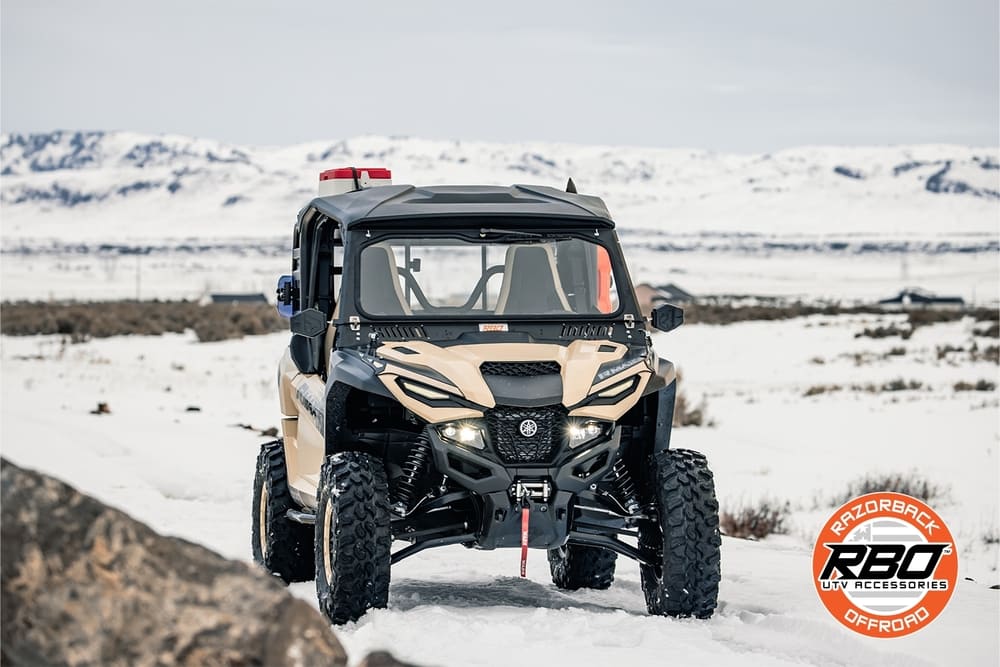 Razorback Offroad '20-'24 Yamaha Wolverine RMAX Folding Windshield