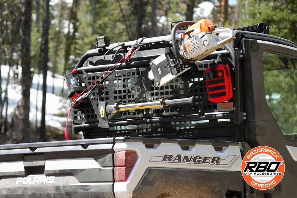 Razorback Offroad Polaris Ranger XP Side Puller Winch Rack