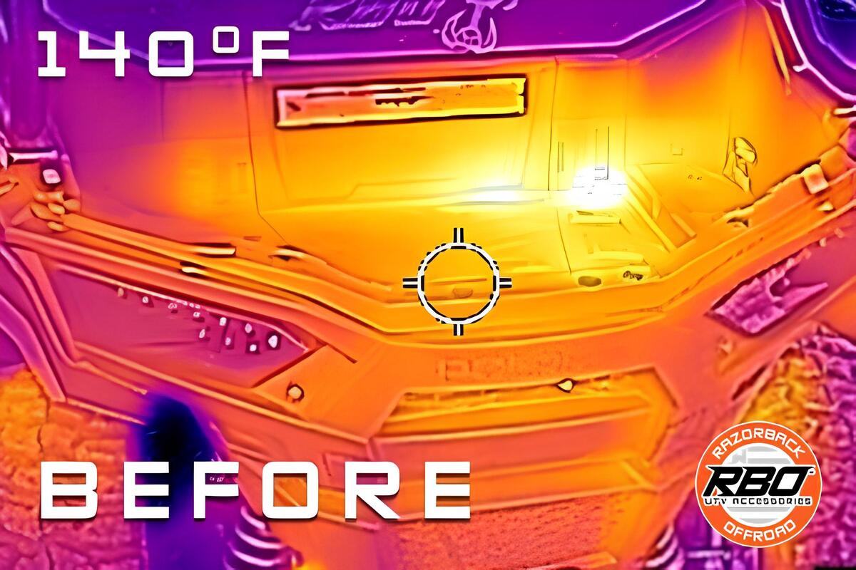 Razorback Offroad '14-'23 Polaris RZR 1000 Ruff Rider Padded Heat Shield