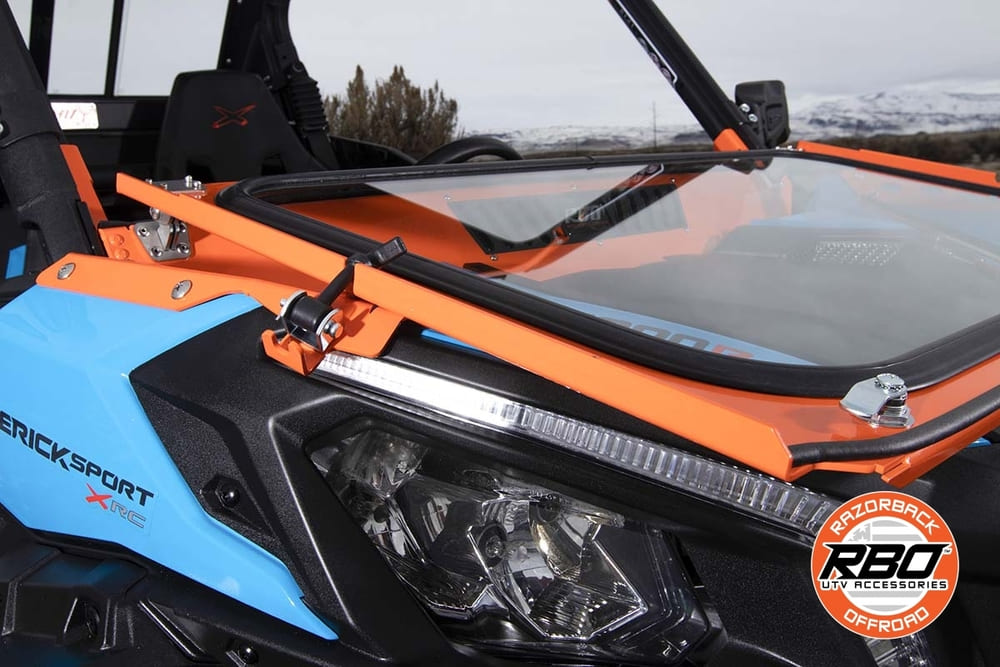 Razorback Offroad '18-'23 Can-Am Maverick Trail/Sport Front Folding Windshield