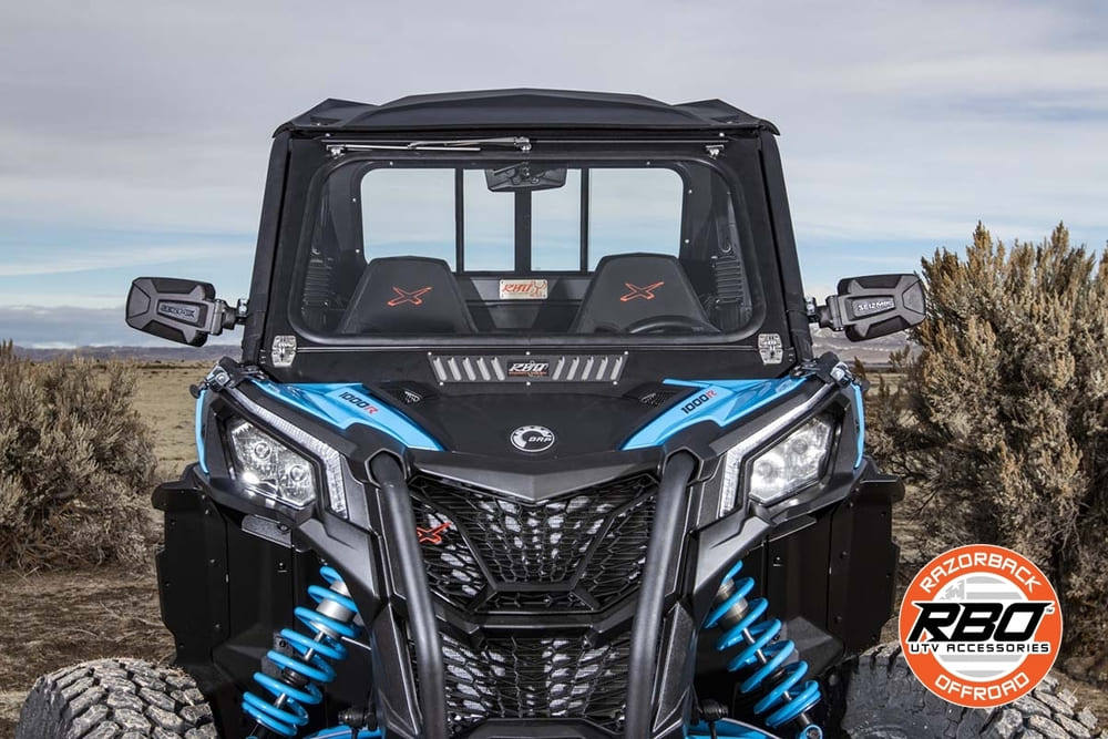 Razorback Offroad '18-'23 Can-Am Maverick Trail/Sport Front Folding Windshield