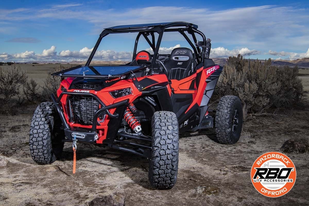 Razorback Offroad '18-'23 Polaris RZR XP Turbo S Folding Front Windshield