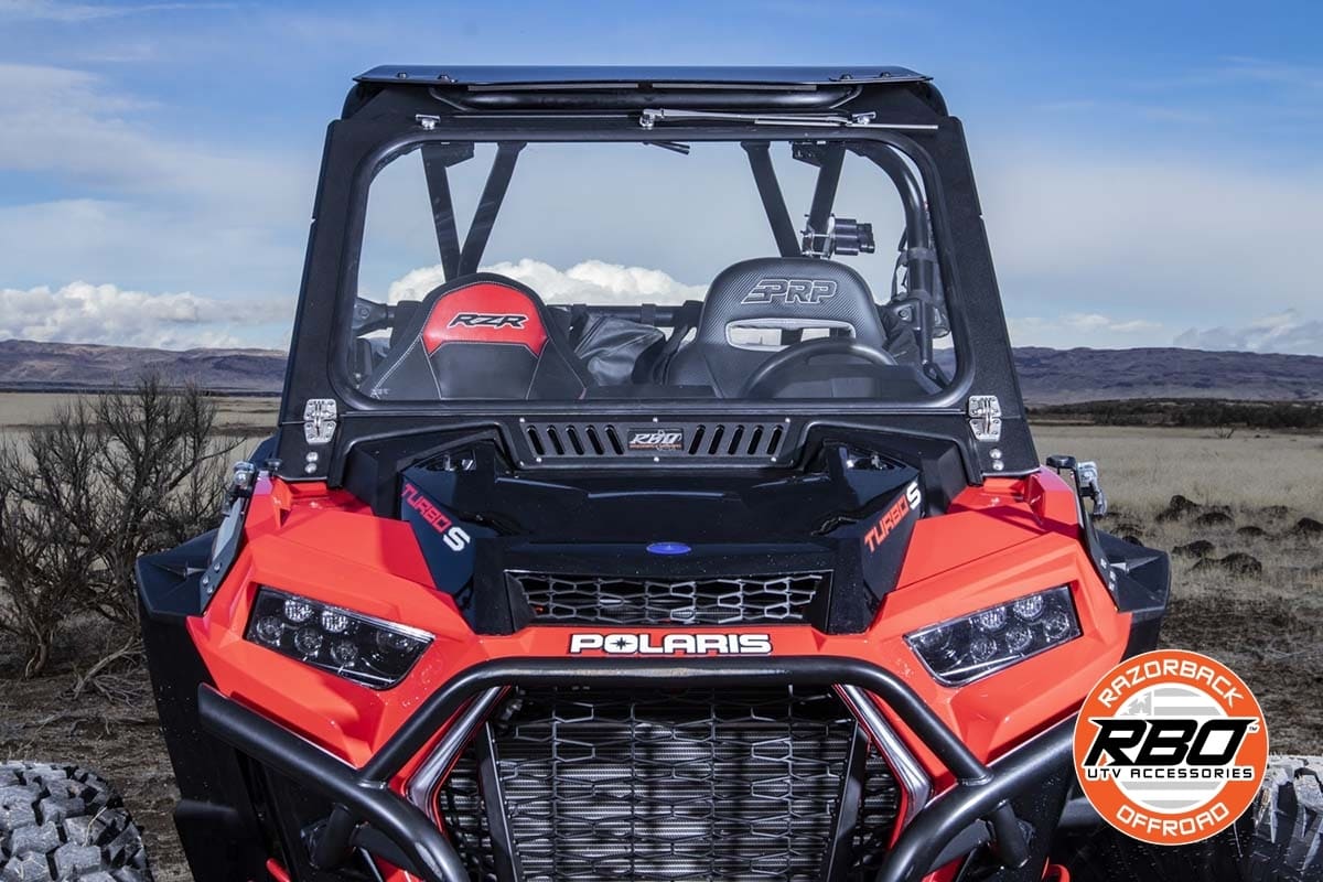 Razorback Offroad '18-'23 Polaris RZR XP Turbo S Folding Front Windshield