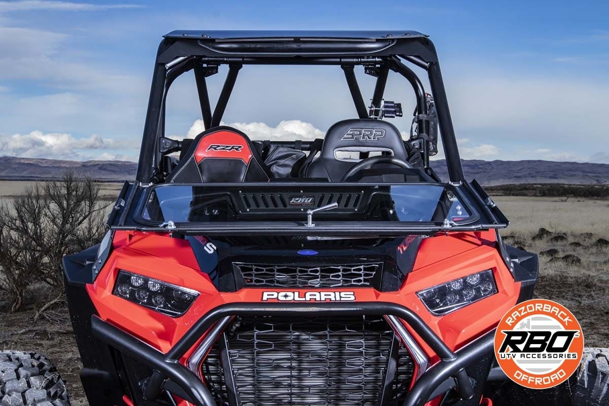 Razorback Offroad '18-'23 Polaris RZR XP Turbo S Folding Front Windshield