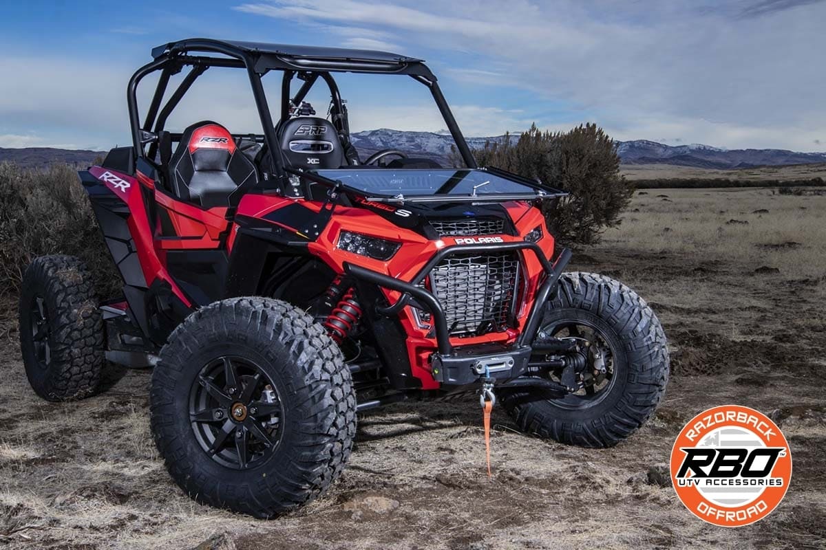 Razorback Offroad '18-'23 Polaris RZR XP Turbo S Folding Front Windshield