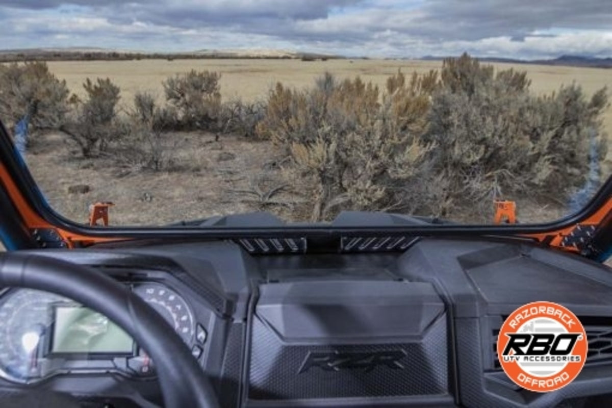 Razorback Offroad '19-'23 Polaris RZR 1000 Front Folding Windshield w/ Wiper & Vents
