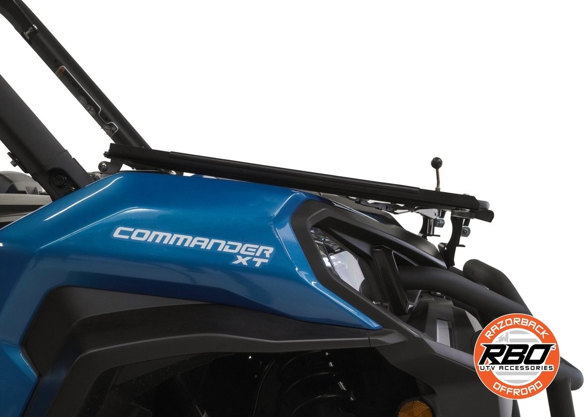 Razorback Offroad '21-'23 Can-Am Commander 4-Seat Folding Windshield