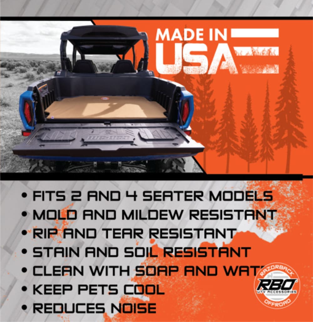 Razorback Offroad Can-Am Commander Ruff Rider Padded Heat Shield