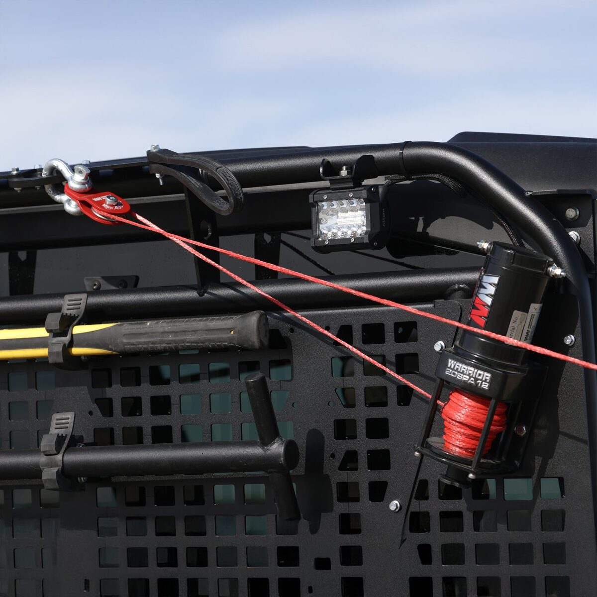 Razorback Offroad Can-Am Defender Sidepuller Winch Rack