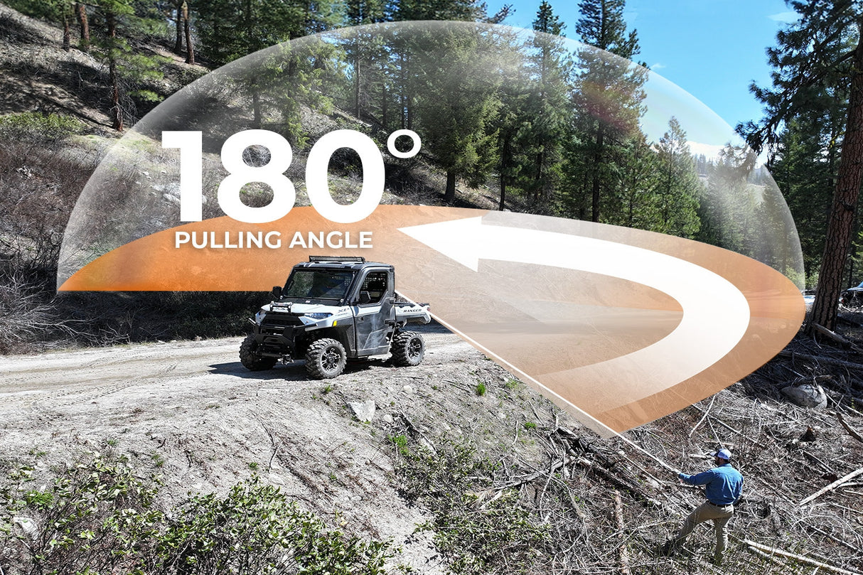 Razorback Offroad CF Moto U10 Sidepuller Winch Rack