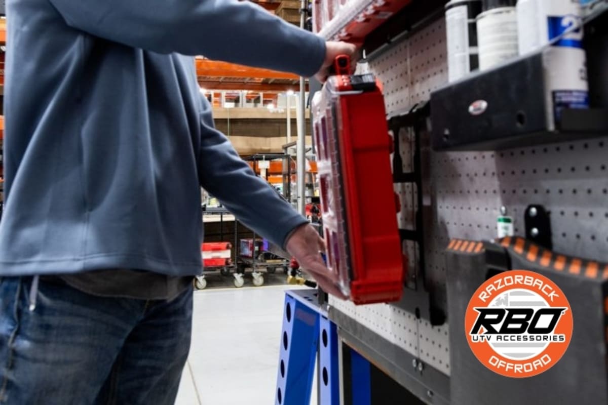 Razorback Offroad Low Profile Milwaukee Packout Mount