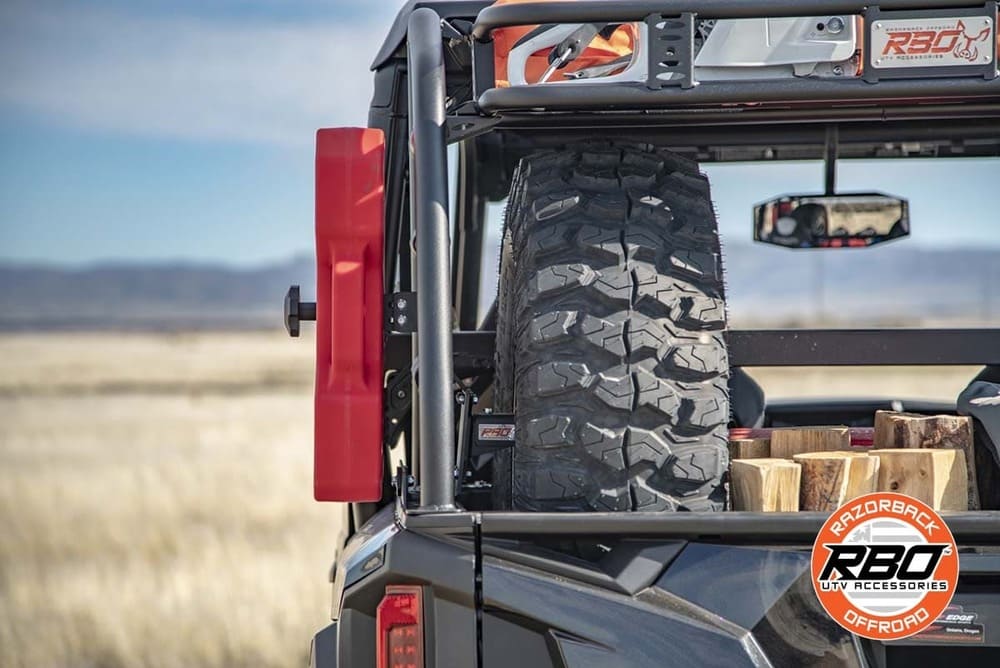 Razorback Offroad Polaris General 1000 Spare Tire Mount