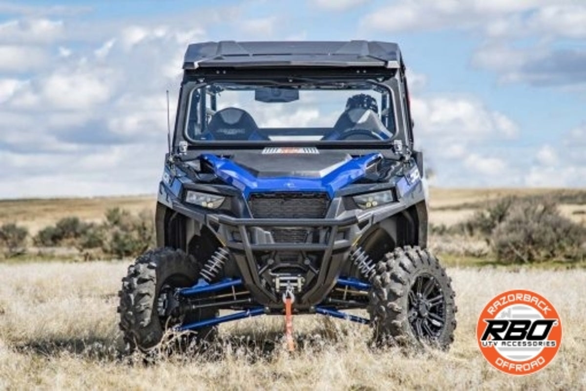 Razorback Offroad Polaris General Folding Front Windshield