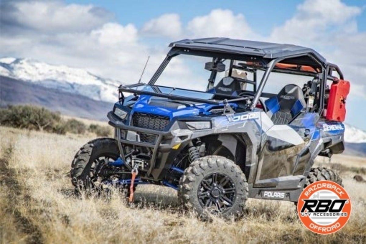 Razorback Offroad Polaris General Folding Front Windshield