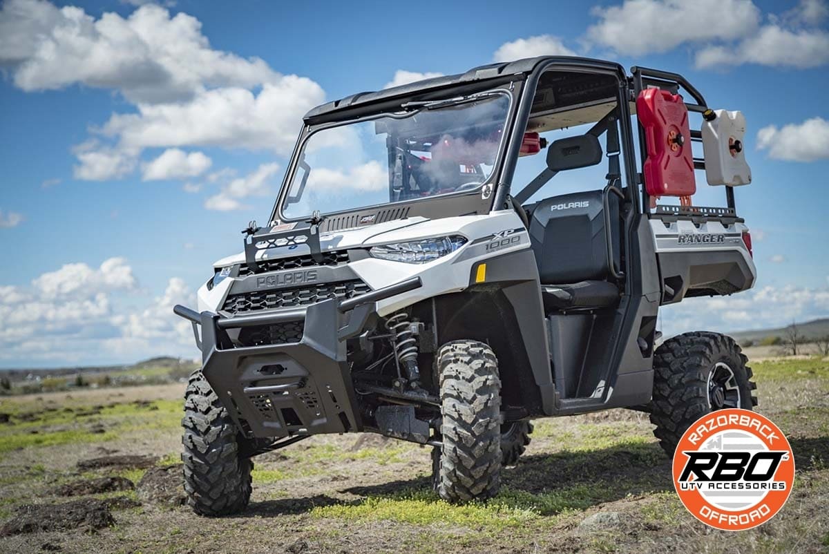Razorback Offroad Polaris Glass Folding Windshield