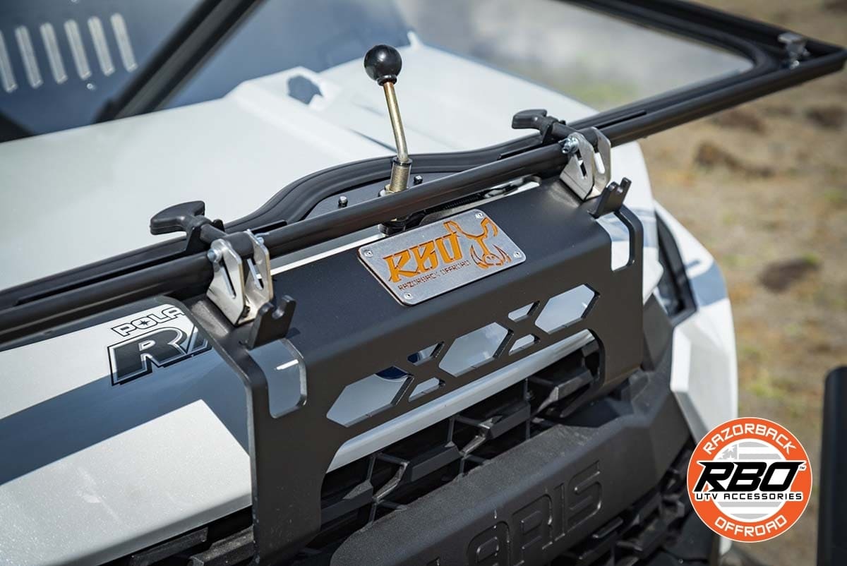 Razorback Offroad Polaris Glass Folding Windshield