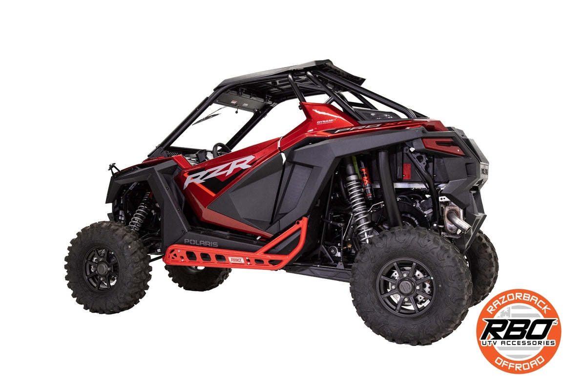 Razorback Offroad Polaris RZR Pro & Pro XP Series Black Rock Sliders - 2 Seat Model