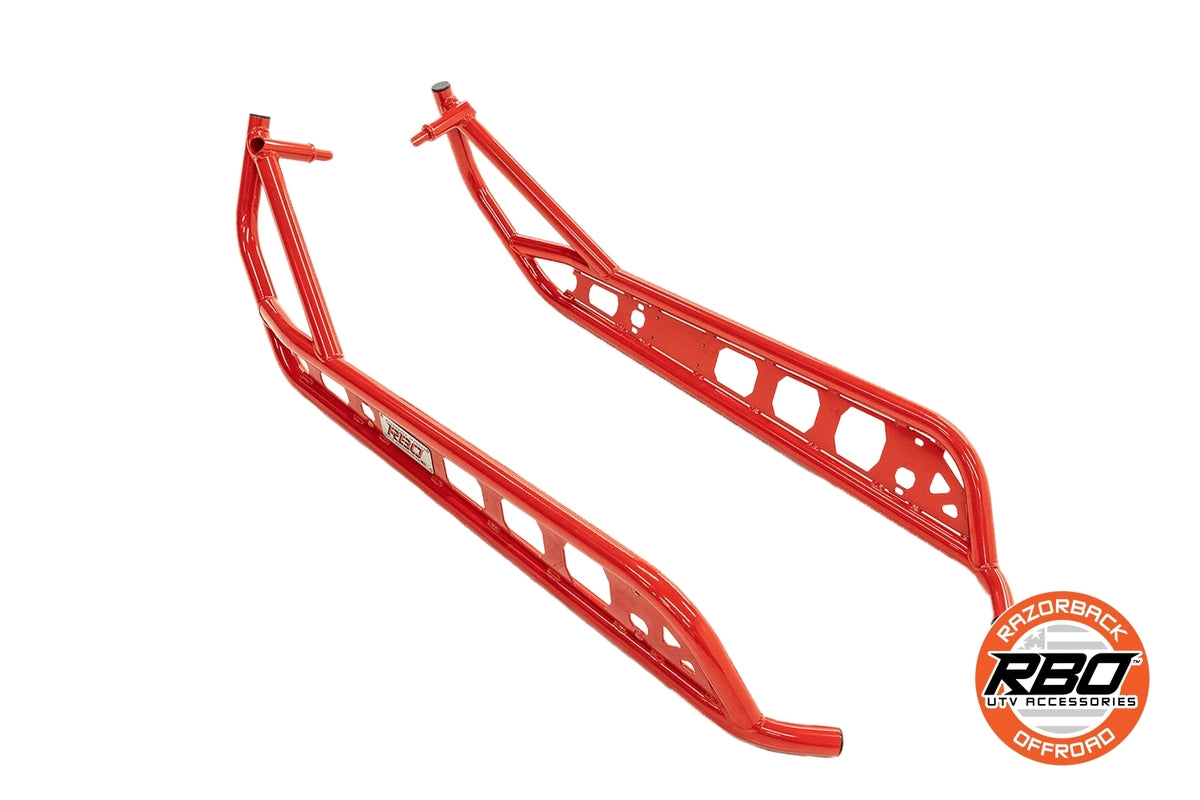 Razorback Offroad Polaris RZR Pro & Pro XP Series Black Rock Sliders - 2 Seat Model