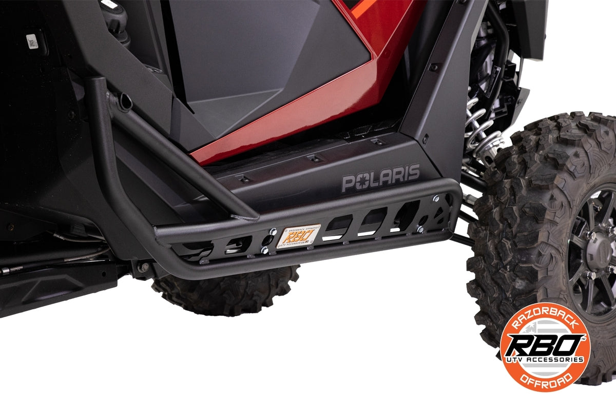 Razorback Offroad Polaris RZR Pro & Pro XP Series Black Rock Sliders - 2 Seat Model