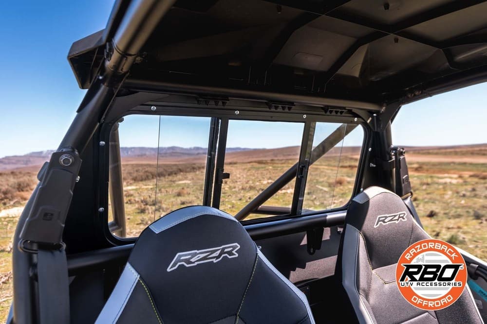 Razorback Offroad Polaris RZR Trail Machines Ultimate Rear Sliding Window