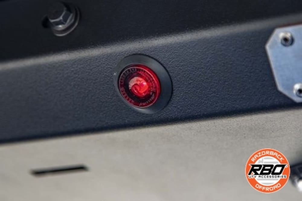 Razorback Offroad Polaris RZR Turbo S 3/4" Mini Red LED Light