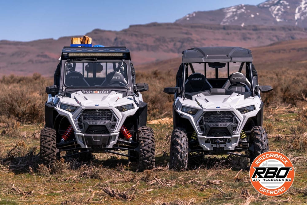 Razorback Offroad Polaris RZR Ultimate Trail Folding Glass Windshield