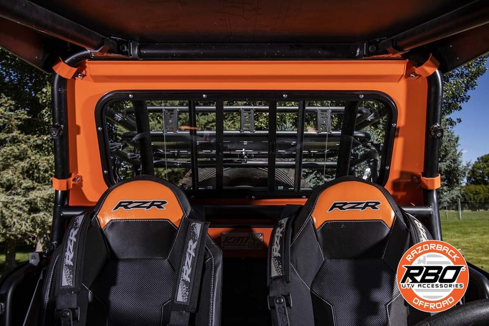 Razorback Offroad Polaris RZR XP 1000 Rear Sliding Windshield