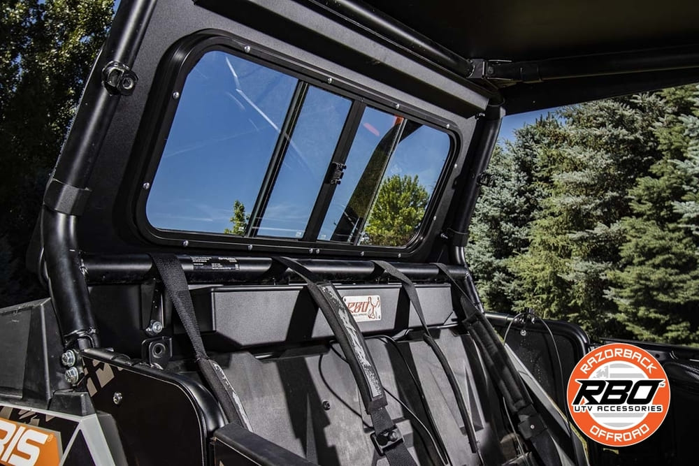 Razorback Offroad Polaris RZR XP 1000 Rear Sliding Windshield