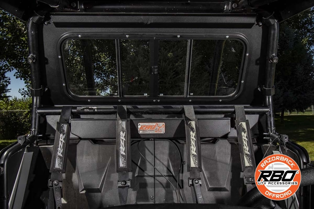 Razorback Offroad Polaris RZR XP 1000 Rear Sliding Windshield