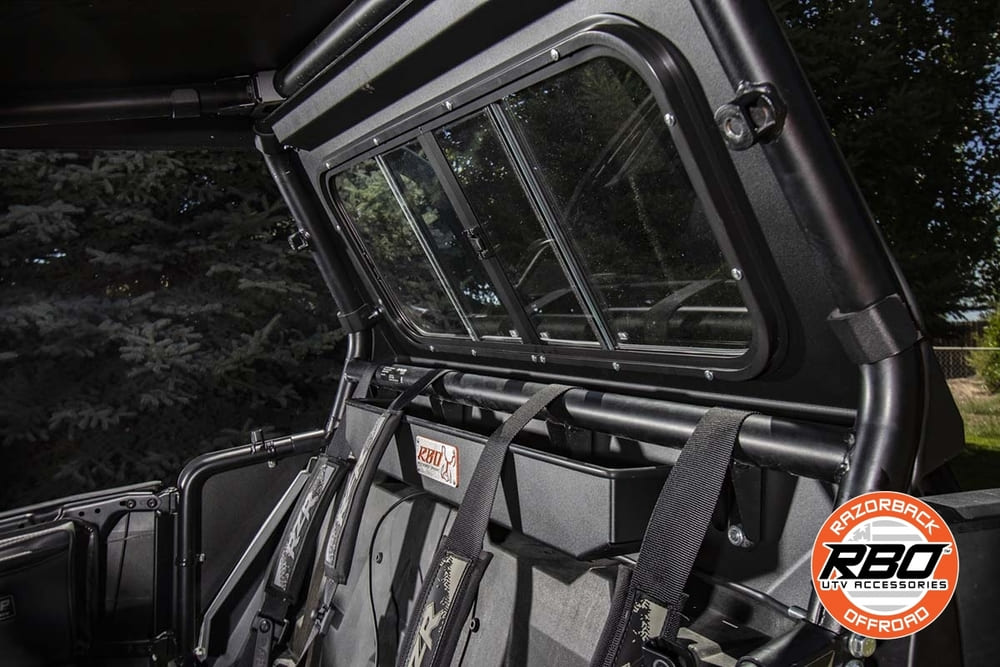 Razorback Offroad Polaris RZR XP 1000 Rear Sliding Windshield