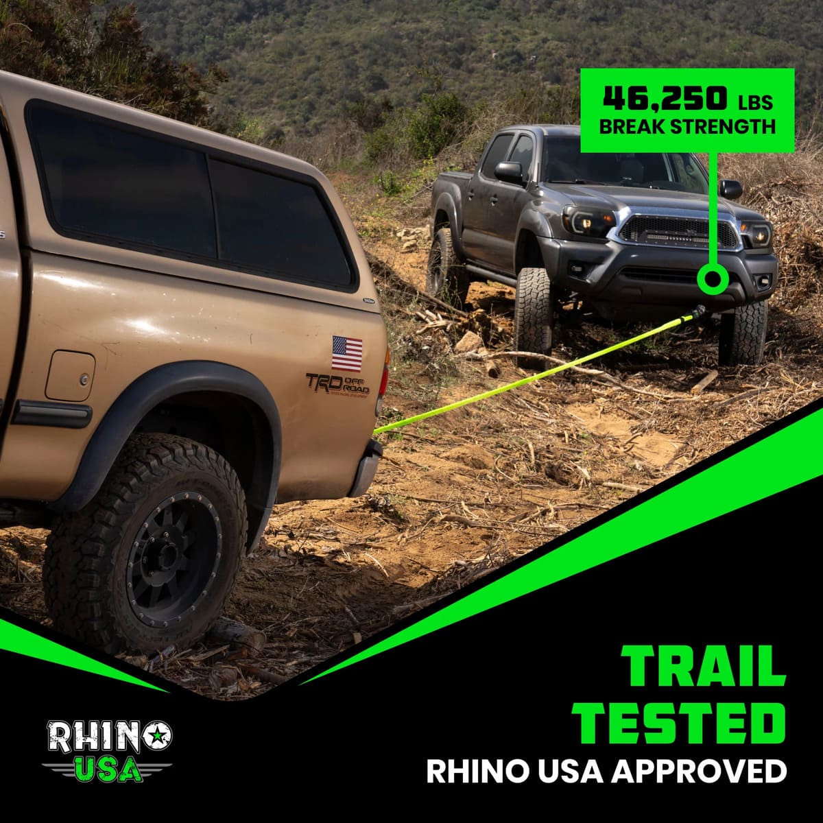 Rhino USA 1/2" Synthetic Soft Shackles