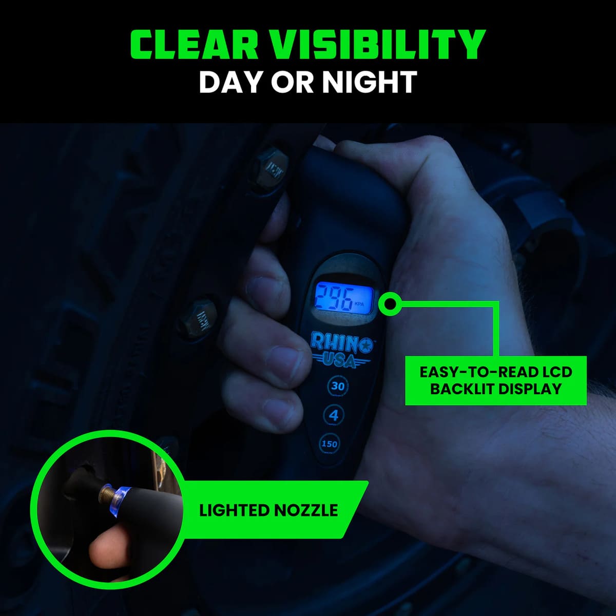 Rhino USA 150 PSI Digital Tire Gauge