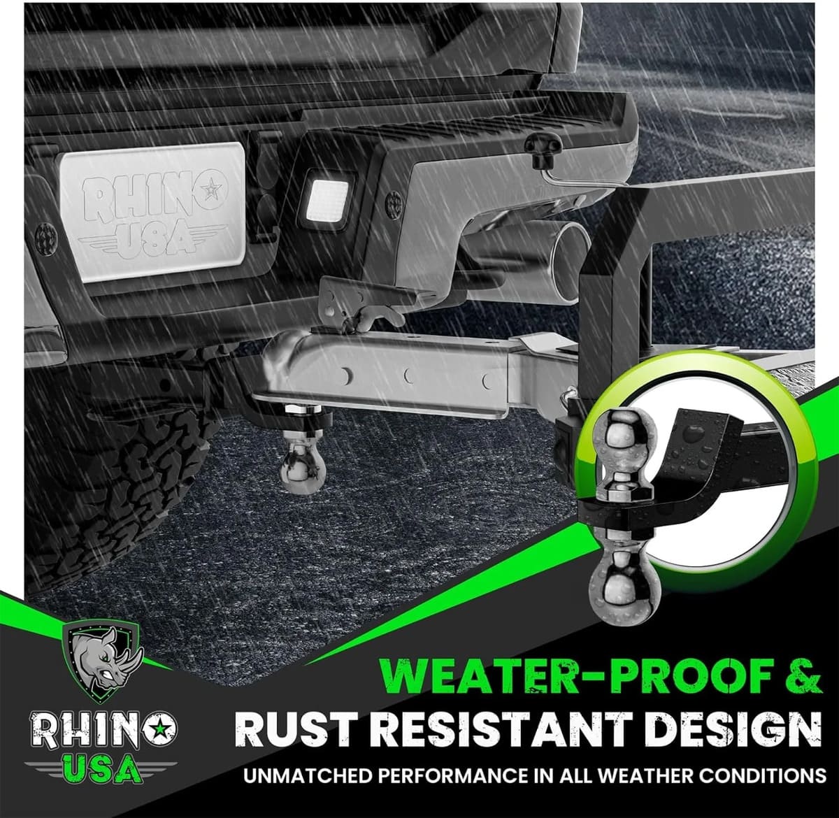 Rhino USA 2" Dual Ball Hitch