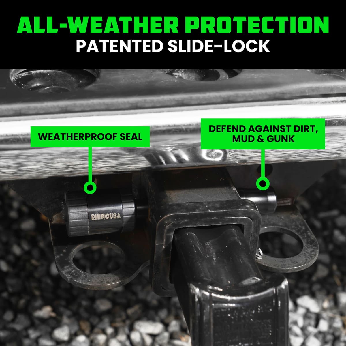 Rhino USA 2" Locking Trailer Hitch Pin