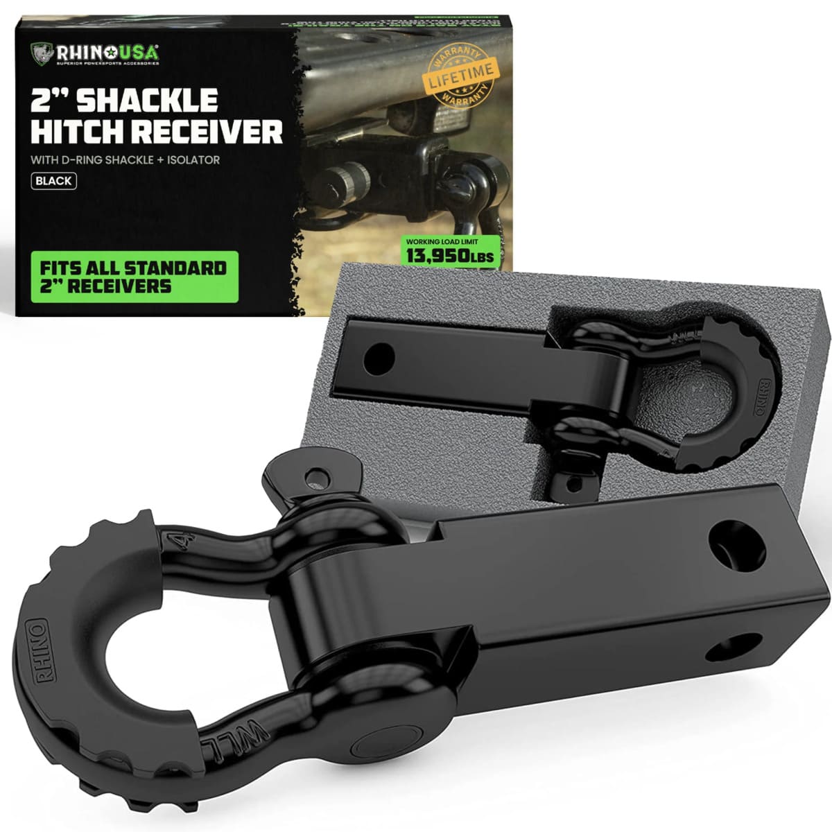 Rhino USA 2" Shackle Hitch Receiver