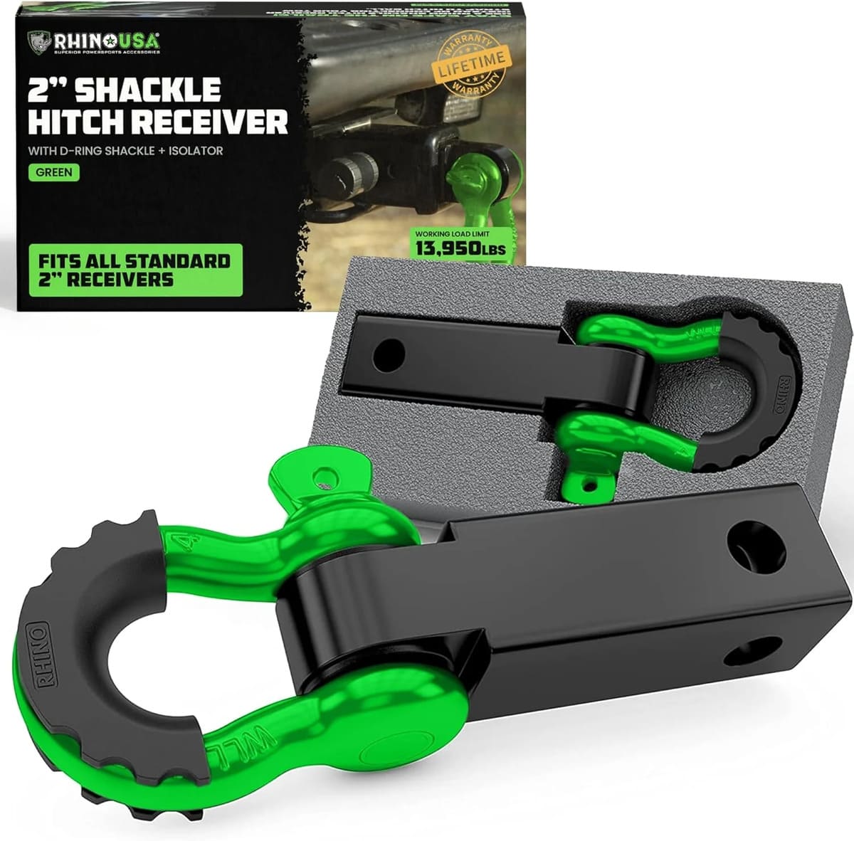 Rhino USA 2" Shackle Hitch Receiver