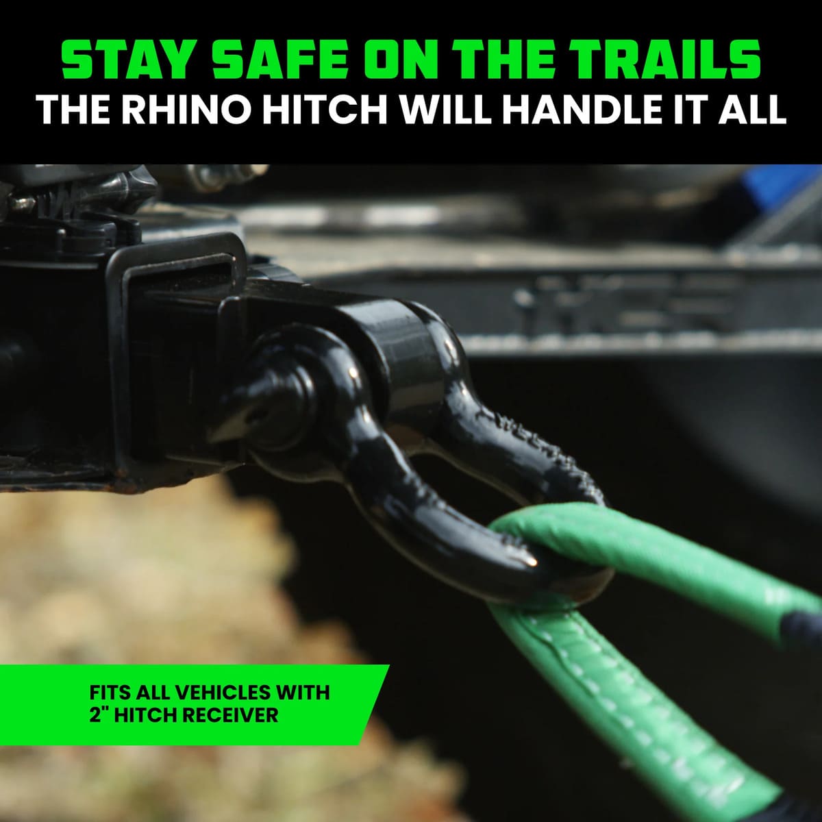 Rhino USA 2" Shackle Hitch Receiver