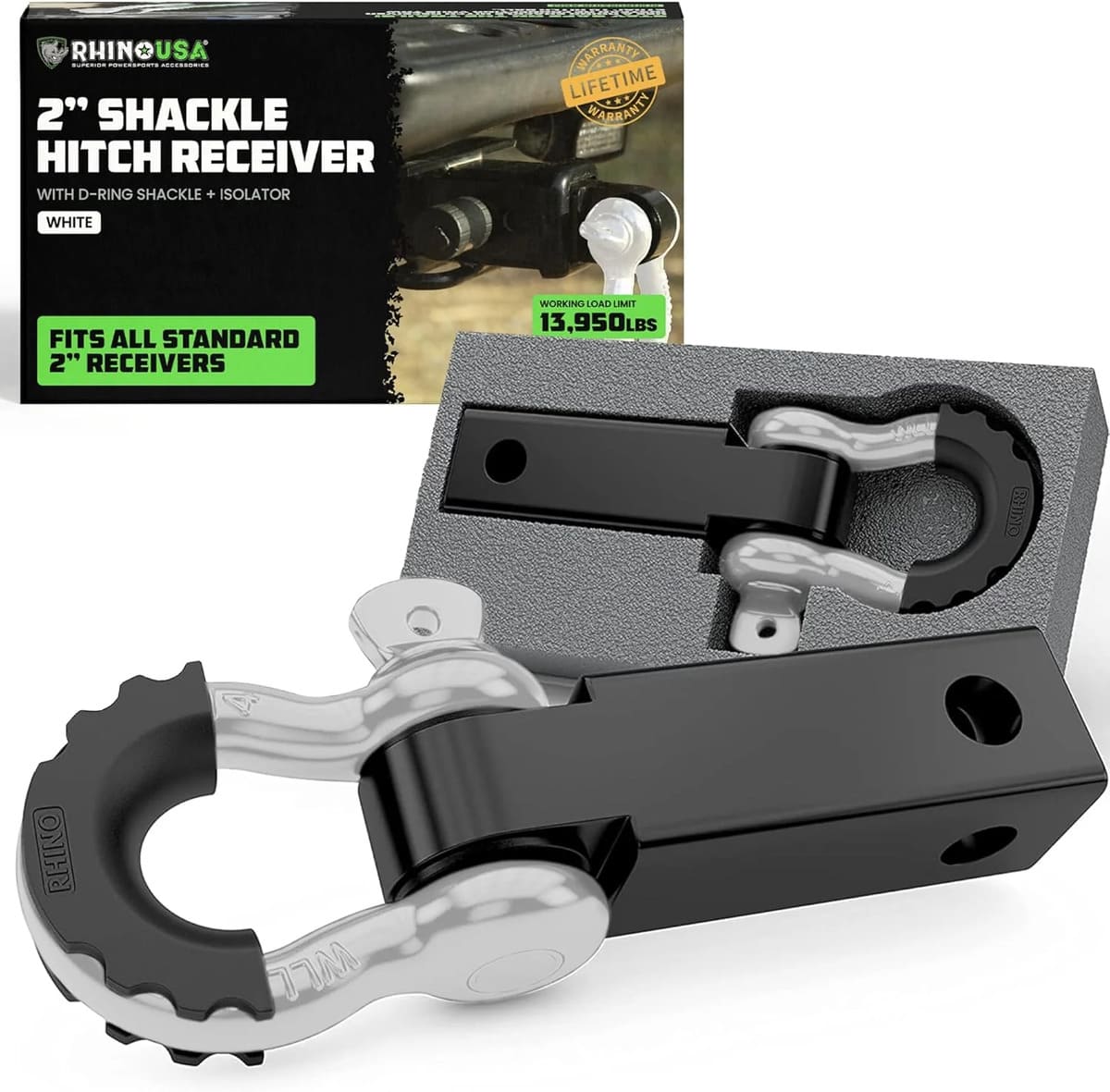 Rhino USA 2" Shackle Hitch Receiver