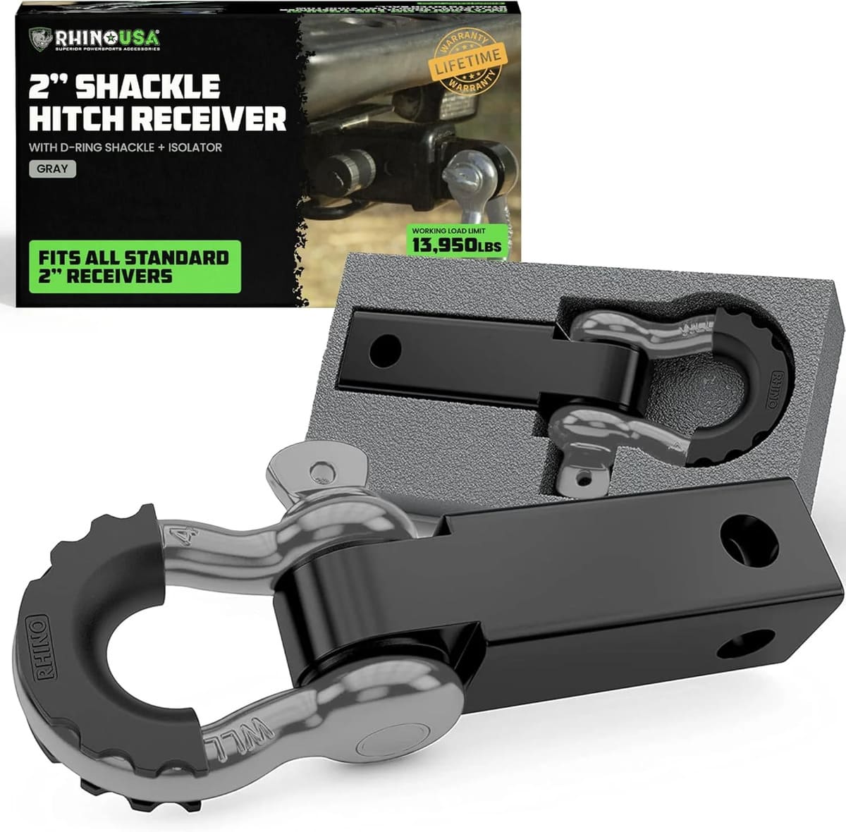 Rhino USA 2" Shackle Hitch Receiver