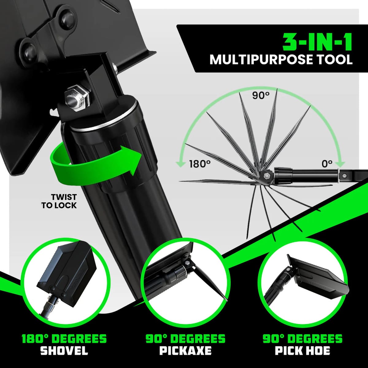 Rhino USA 24" Collapsible Shovel