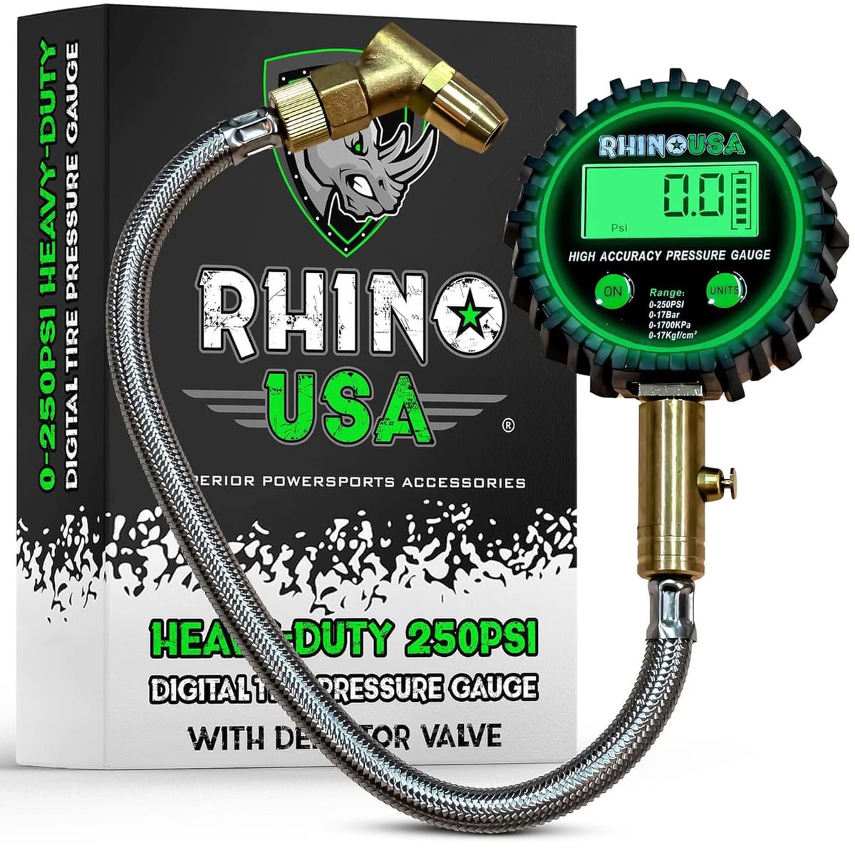 Rhino USA 250 PSI Digital Tire Gauge